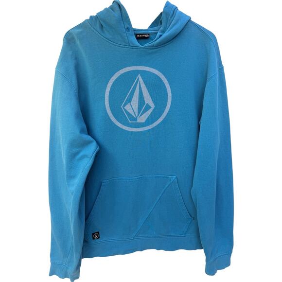 Volcom Other - Volcom Pullover Hoodie Mens XL Blue Graphic Skate Surf Streetwear Sweatshirt